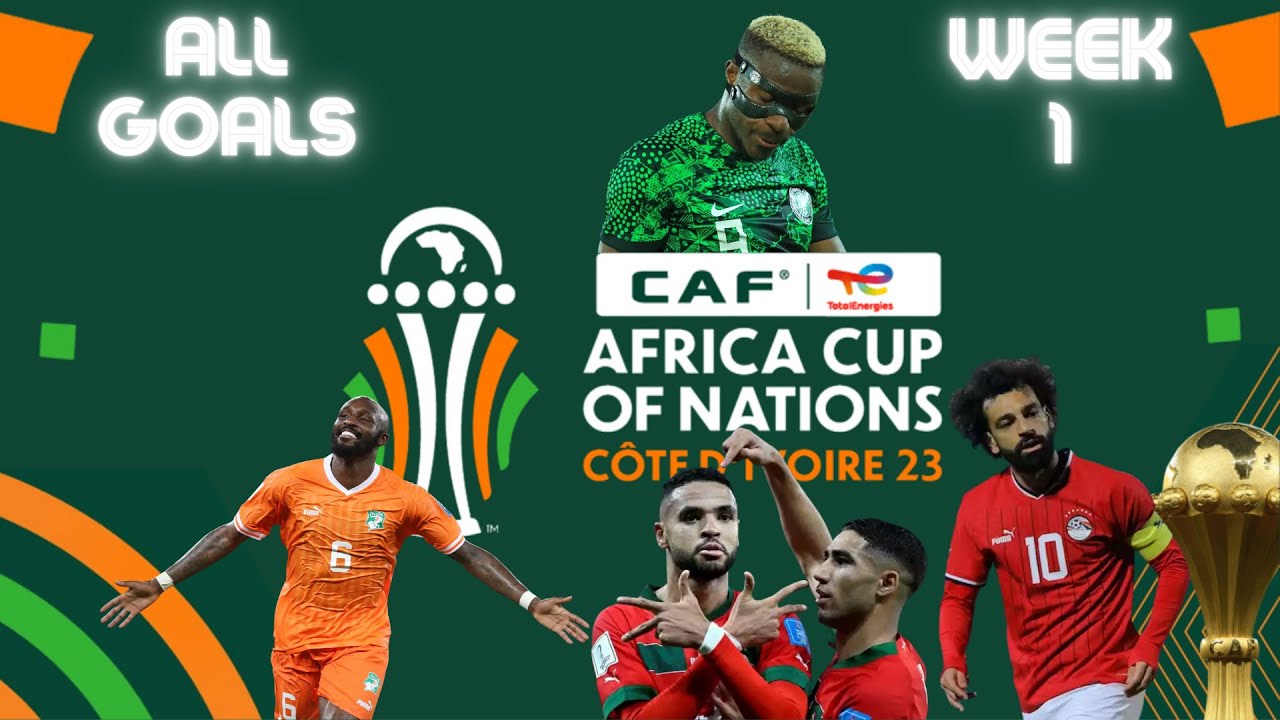 CAF AFRICAN CUP OF NATIONS 2024 1 WEEK ALL GOALS HIGHLIGHTS YouTube