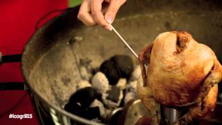 Grilltips - mät temperatur på hel grillad kyckling