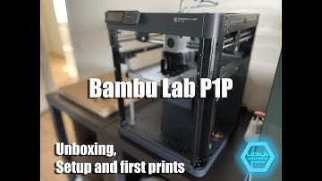 Bambu Lab P1P - Unboxing, Setup and First prints
