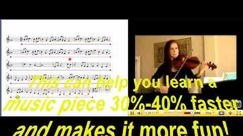 RodisMusic - software for synchronizing video with sheet music.