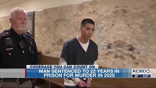 Man pleads guilty sentenced to 22 years for 2020 murder