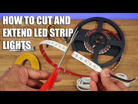 How to Cut LED Strip Lights and Extend EASIEST METHOD