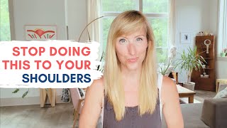 Do You Do This To Your Shoulders? (Alexander Technique)