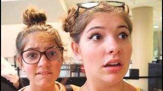 Teen sisters flying alone from LAX * First Time Without Parents *