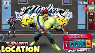 11 Graffiti Location in ChinaTown Map💥 | Spider Fighter 3 Colourful Hulk Skin Unlocked!!🔓 screenshot 2