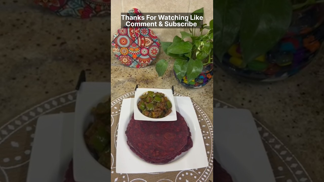 Beetroot Paratha  Recipe / Healthy Jowar Flour & Wheat Flour Paratha| Beetroot jowar ka parata