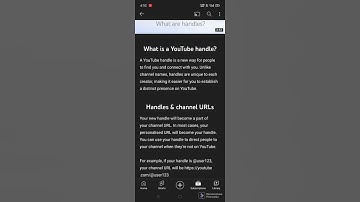 YouTube Handle New Update 2022 YouTube Handle kya hai #youtube #update #tech  #new #handle