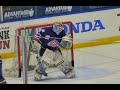 Rochester americans goaltender devon levi game 1 against the syracuse crunch