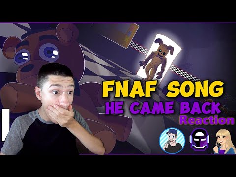 Swaggy's Here| Reaction to FNAF SONG ▶ | He Came Back - Logan Pettipas (Ft. ‪@TryHardNinja‬ & ‪etc‬)