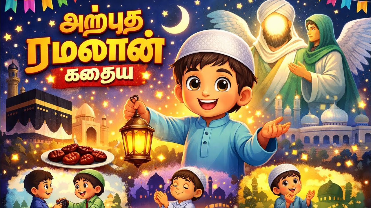 குழந்தைகளுக்கான ரமலான் கதை 🌙 | நோன்பின் அருமை | Ramadan Story Tamil