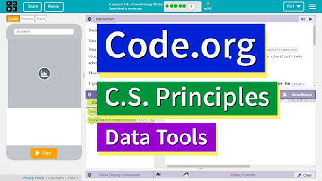 Visualizing Data Lesson 14.6 Tutorial with Answers Code.org CS Principles