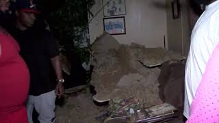 Storms in Mississippi sends tree through home
