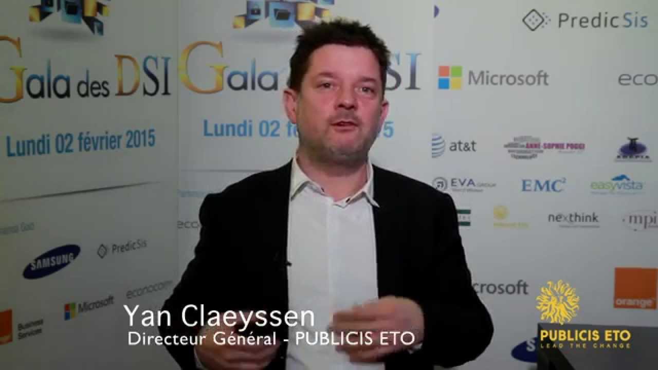 Gala DSI 2015 - Yan Claeyssen - Publicis ETO