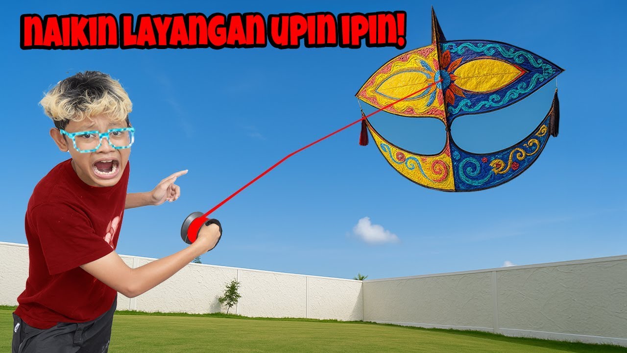 BOCIL NAIKIN LAYANGAN UPIN IPIN YANG LANGKA!!!