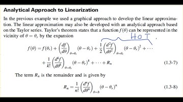 How to linearize a non linear model using Taylor