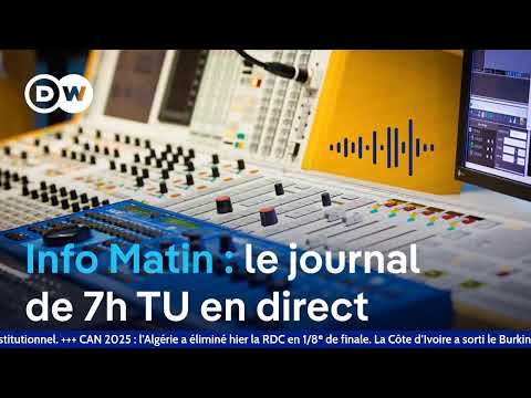 InfoMatin 7h TU 07 Janvier 2026 