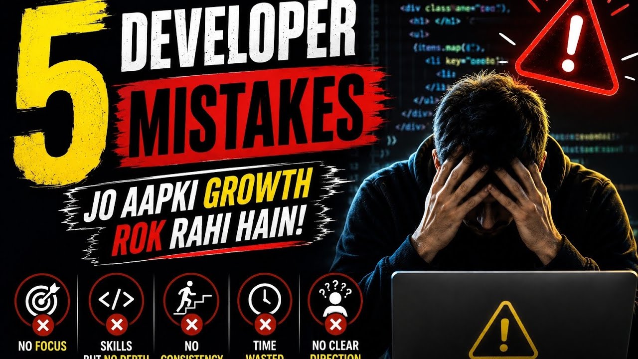 Top 5 Mistakes Developers Make - YouTube