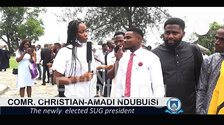 Newly elected SUG President, Ignatius Ajuru University of Education
