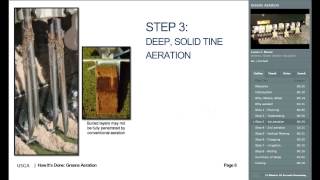 How It's Done - Green Aeration