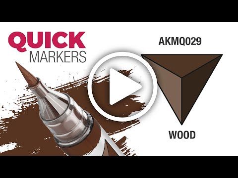 Video: AK Interactive Quick Marker AKMQ029 dřevo