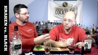 Kraken and Captain Morgan Black Spiced Rum Tasting Review