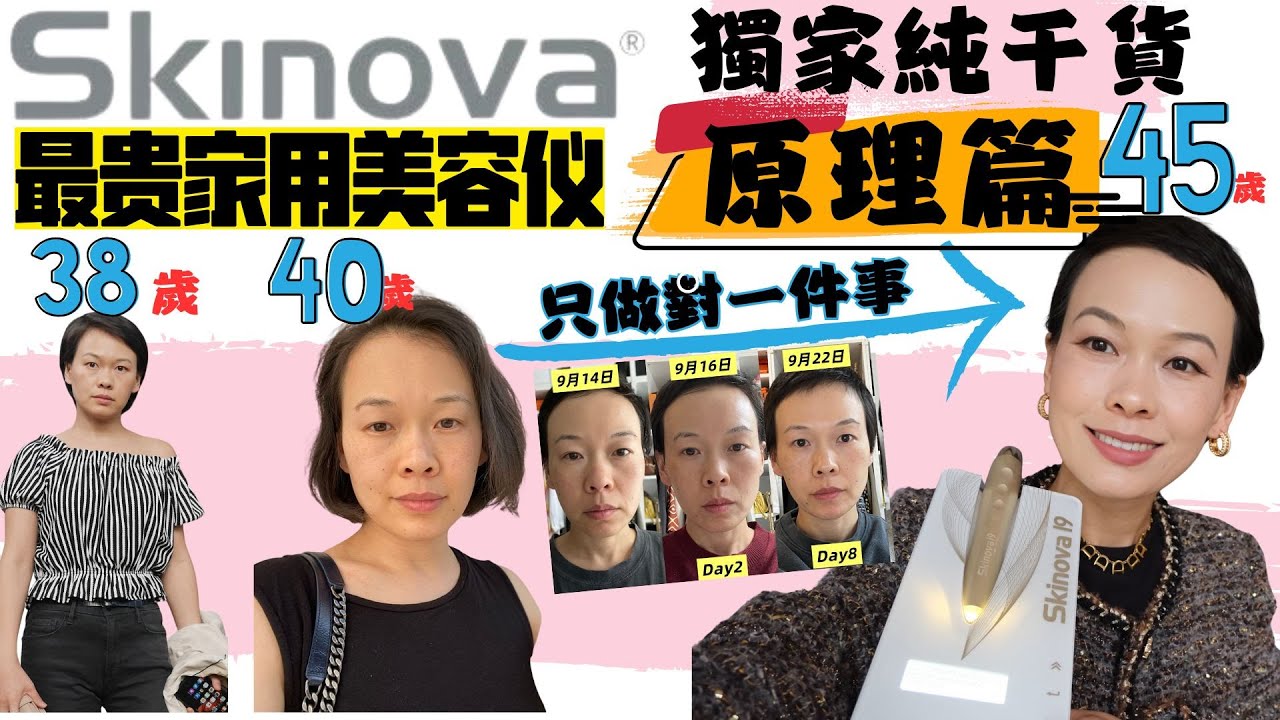 【40歲以上強烈建議入手‼️】最貴的Skinova美容儀到底是什麼原理？獨家純幹貨原理篇！有點枯燥但很有用‼️