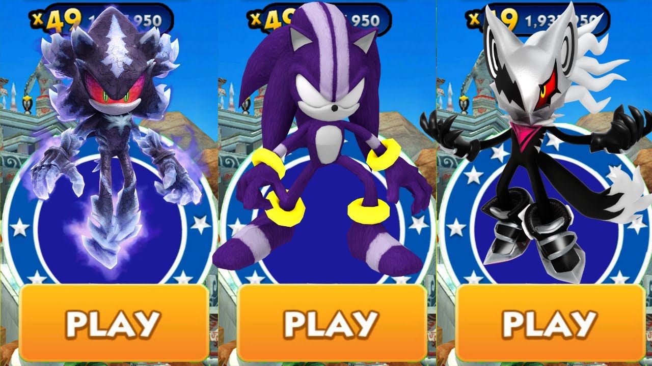 Sonic Dash - Darkspine vs Mephiles the Dark vs Infinite New Characters ...