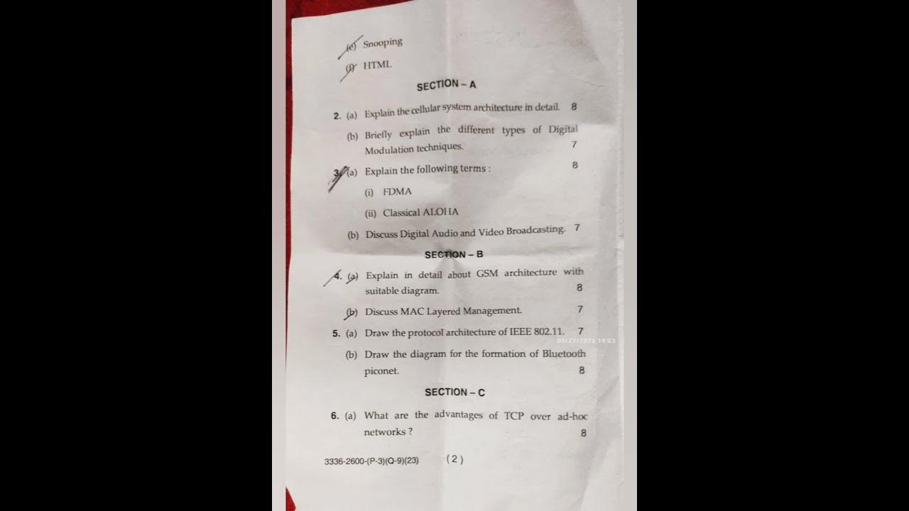 Mobile and wireless communication 2023 btech 6th sem cse previous year