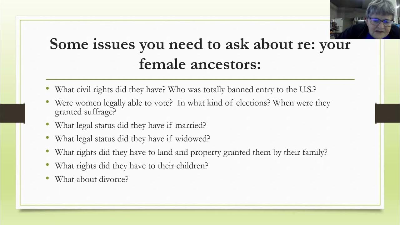 Dower Rights What Genealogists Should Know Recorded October 20, 2021