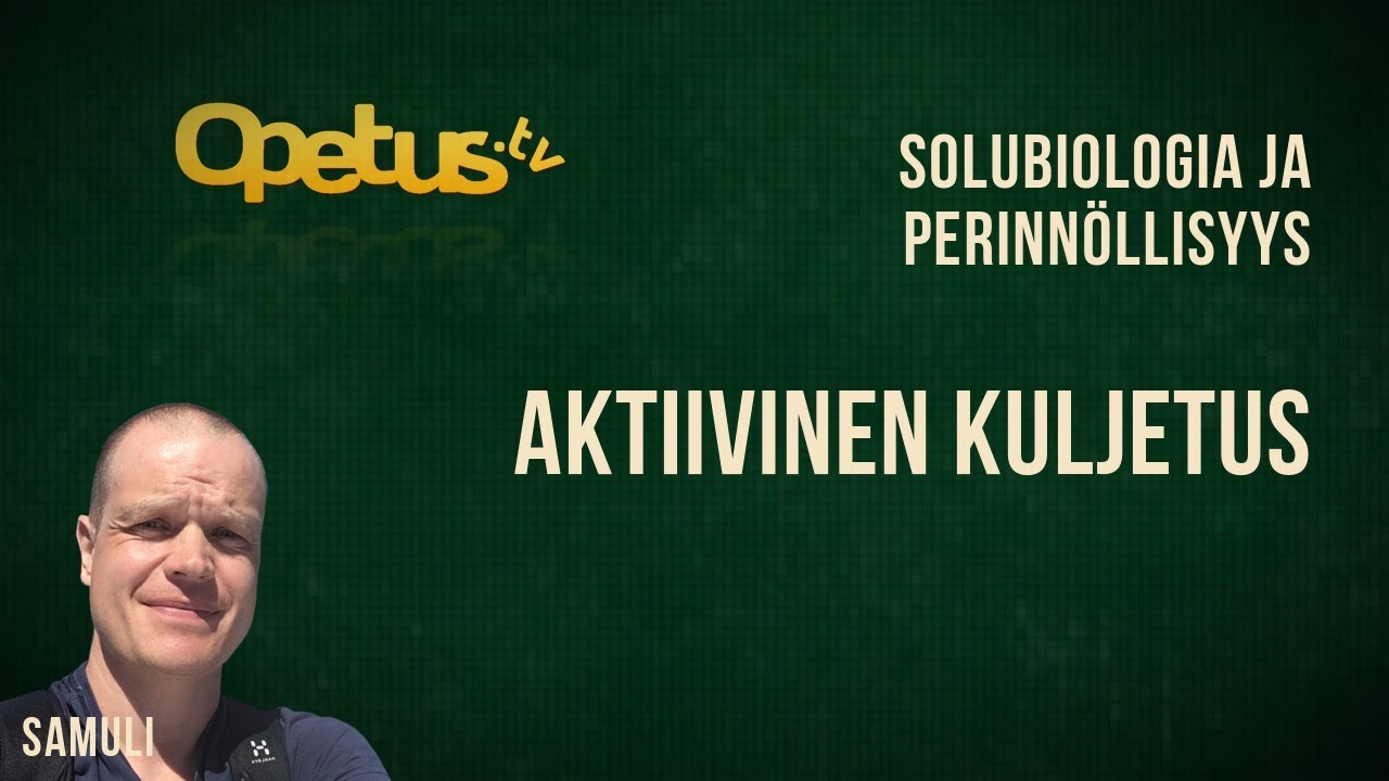 Aktiivinen kuljetus