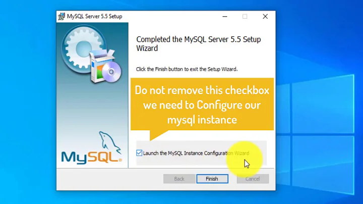 MySQL 5.5 Installation