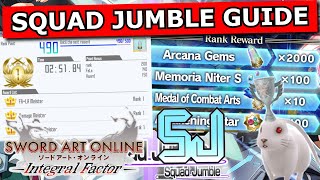 [SAOIF] Complete Squad Jumble Guide 2024 | PVP / Team Battle / Rank & Rewards and MORE screenshot 2