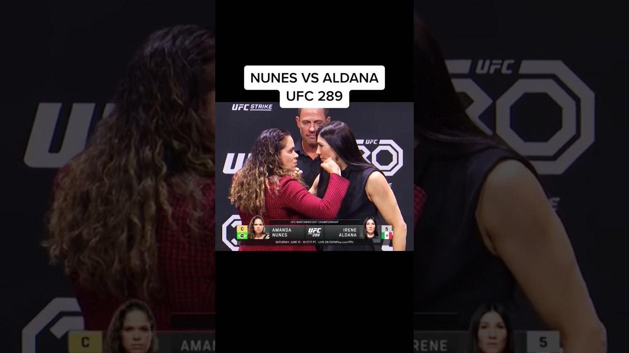 Amanda nunes vs irene aldana ufc 289 