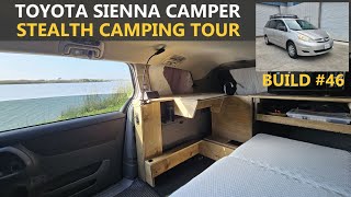 Stealth Camping Tour In A 2006 Toyota Sienna Camper