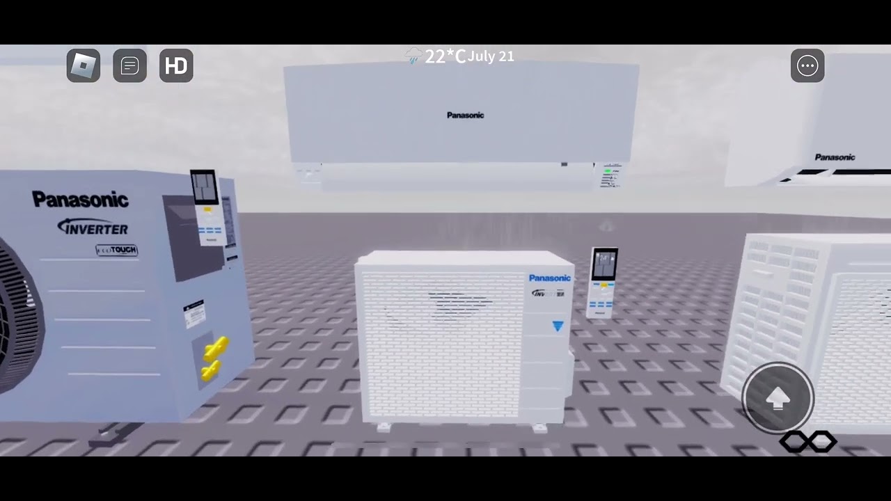 I turned on 1000 Panasonic air conditioners in Roblox