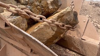 “Massive Boulders Being Crushed — A Glimpse of Hardworking Labor