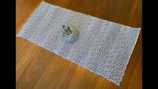 Weaving Using Overshot for a Table Runner - Some tips