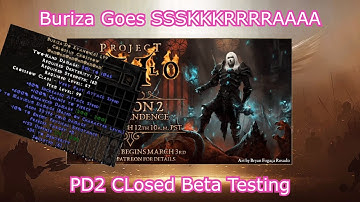 Twitch Plays Mac Plays Buriza Zon | Project Diablo 2 Transcendence Closed Beta | Map Clear DClone