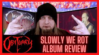 ▶️Obituary Slowly We Rot Review◀️