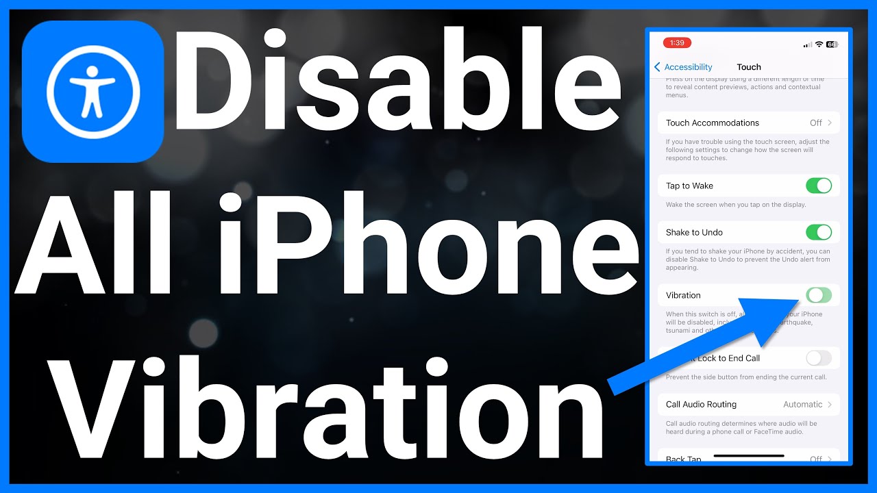 How To Turn Off All Vibration On iPhone