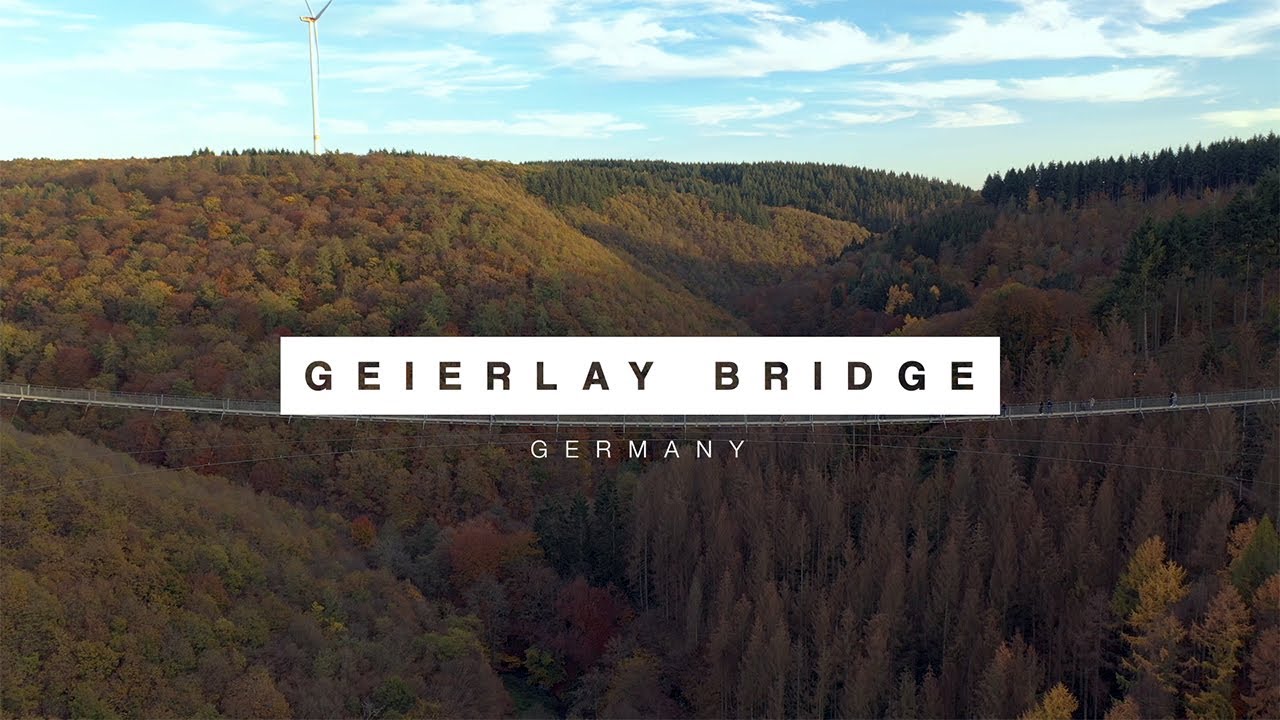 GEIERLAY BRIDGE GERMANY | 4K DRONE