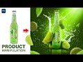 Creative product manipulation in photoshop