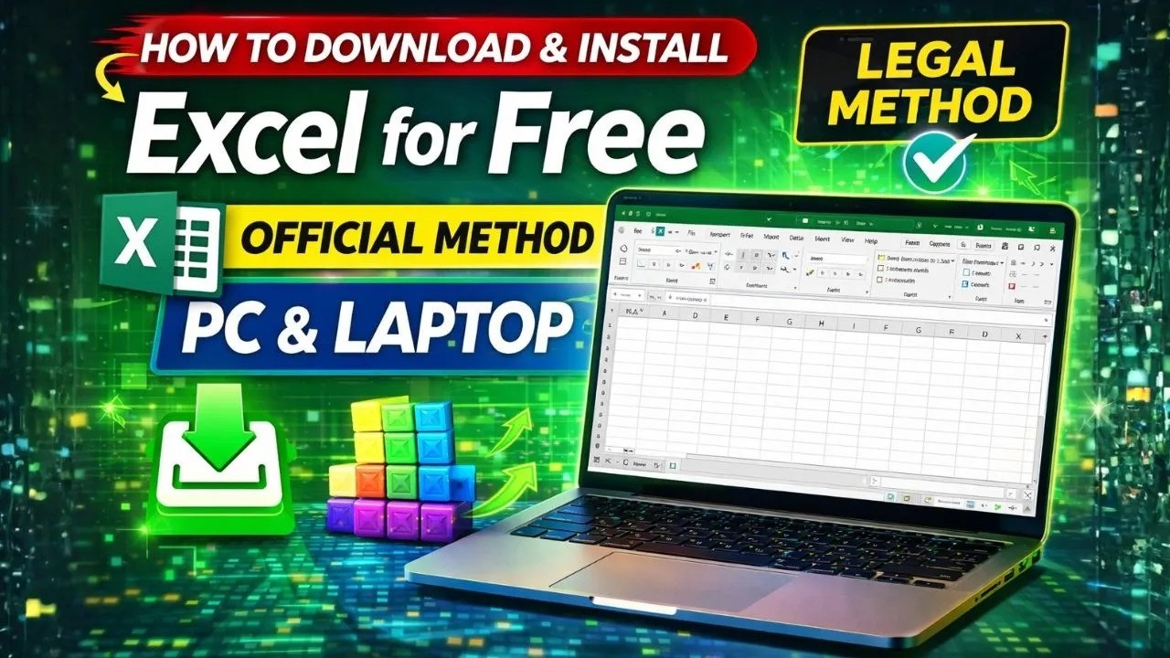 How to Get Microsoft Excel for Free (Legal Method) | PC & Laptop - YouTube