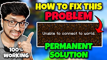 How To Fix Unable To Connect To World Minecraft PE | GeyserMC Not Working Solution