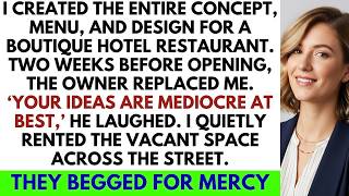 Hotel Owner Fired Me Before My Restaurant Opening; The Tables Turned When He Saw My Next Move