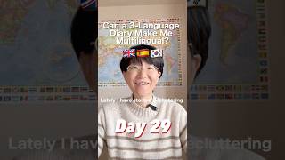 【Day29】Decluttering for my new chapter #multilingual #マルチリンガル #english #spanish #korean