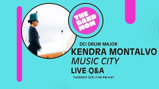 TheBandMom DCI Drum Major Interview - Kendra Montalvo (Music City) 
