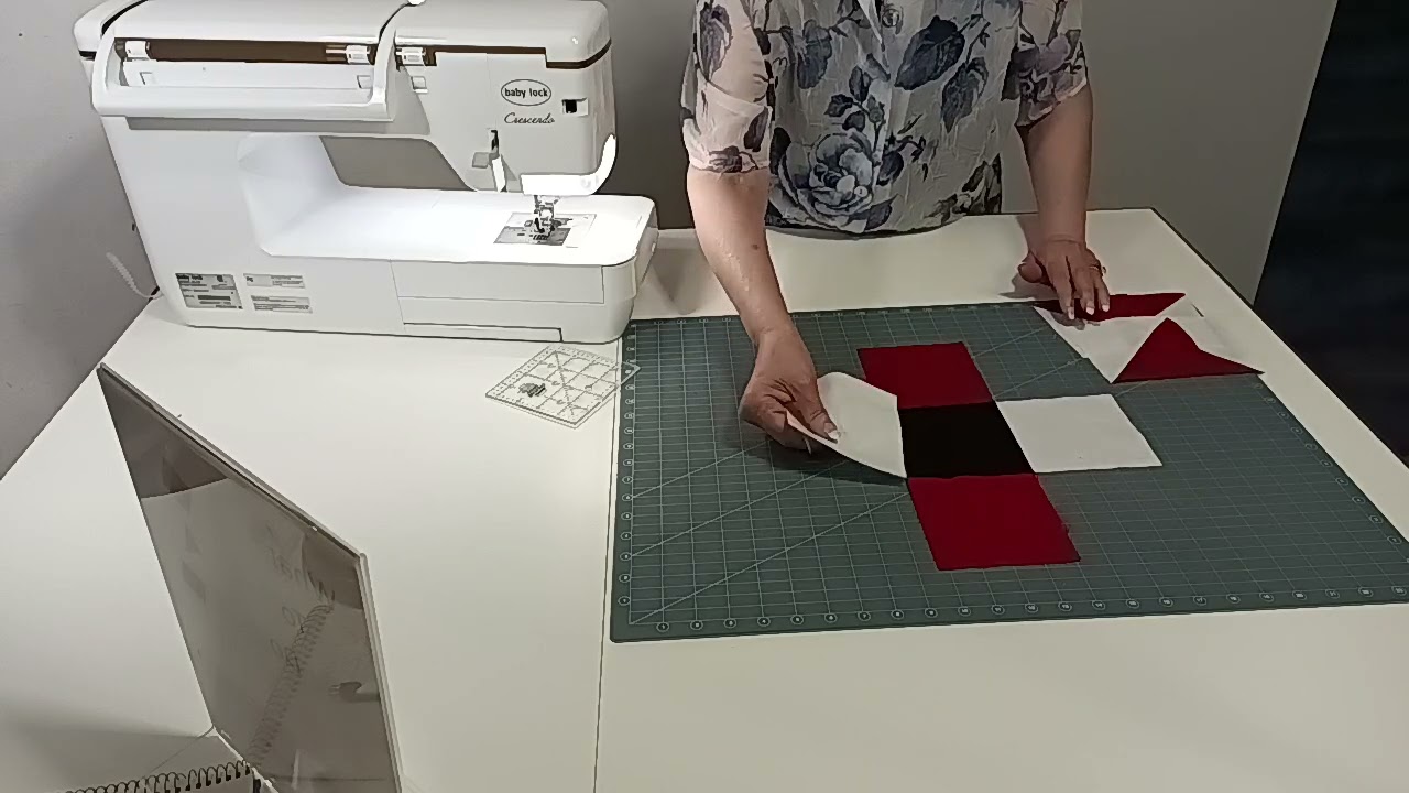 Spool quilt block.
