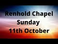 Sunday Service - 11th October