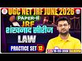 UGC NET JRF LAW Class 2026 | NET JRF LAW Practice Set 12 | UGC NET JRF LAW MCQs